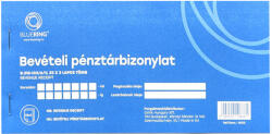 Bluering Bevételi pénztárbizonylat 25x3lapos B. 318-102/A/V Bluering® (NYOMTB318102A) - officefirst