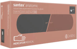 Mercator Medical Gumikesztyű latex púdermentes, hosszú szárú S jobb/bal 2x50 db Santex fehér (RD10247065) - officefirst