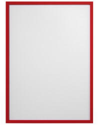 Franken Infókeret A4, mágneses Franken piros (ITSA4M 01) - officefirst