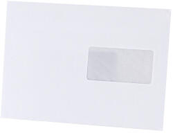 Bluering Boríték LC/5 szilikonos bélésnyomott jobb ablakos 45x90mm 162x229mm J20A60 Bluering® fehér (BORLC5SZILI4590) - officefirst