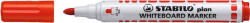 STABILO Táblamarker 2, 5-3, 5mm, kerek hegyű, Stabilo Plan 641/40 piros (641/40) - officefirst