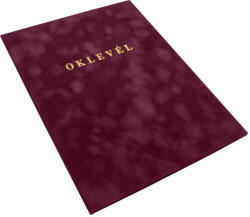 BLUERING Oklevéltartó A4, prémium, arany nyomattal, Bluering® bordó (44073) - veryjet