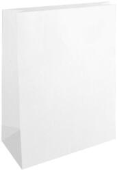  Tasak redős-talpas tasak 40x60x10cm, kraft fehér - officefirst