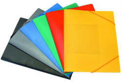 BLUERING Gumis mappa A4, 300g. karton sarok gumírozással Bluering®, sárga (JJ40984) - officefirst