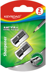 Keyroad Hegyező 1 lyukú fém 2 db/bliszter Keyroad Metal (KR971681) - officefirst
