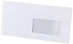 Bluering Boríték LA4 öntapadó bélésnyomott jobb ablak 45x90mm 110x220mm J28A20 Bluering® fehér (BORLA4TJA4590DB) - officefirst