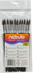 Nebulo Ecset 12-es festett nyéllel 12 db/csomag, Nebulo (HE-1-12-F) - veryjet