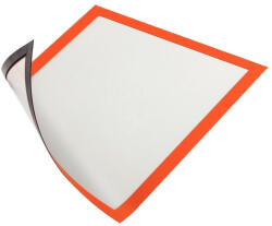 Durable Infókeret A4, 5 db/csomag, Durable Duraframe® Magnetic narancssárga (486909) - veryjet