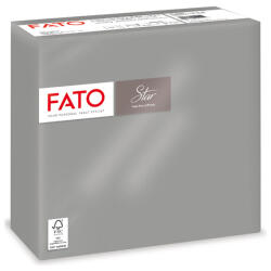 FATO Szalvéta 2 rétegű 38 x 38 cm 40 lap/cs Fato Star szürke_82991900 (82991900) - officefirst