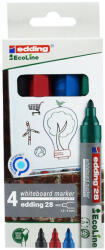 edding Táblamarker készlet, 1, 5-3mm, kerek Edding 28 EcoLine, 4 klf. szín (4-28-4) - veryjet