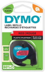 DYMO Feliratozógép szalag Dymo Letratag S0721630/59424 12mmx4m ORIGINAL piros (S0721630) - veryjet