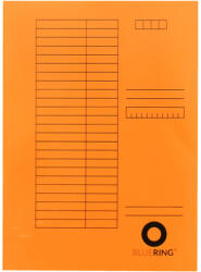 BLUERING Iratgyűjtő, táblázatos pólyás dosszié A4, 230g. karton Bluering® narancssárga (50656) - veryjet