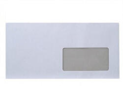 Bluering Boríték LC6/5 enyvezett bélésnyomott jobb ablakos 45x90mm 114x229mm J20A15 Bluering® fehér (BORC65AB4590JDB) - officefirst