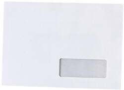 Bluering Boríték LC6/5 enyvezett bélésnyomott jobb ablakos 35x90mm 114x229mm J28A20 Bluering® fehér (BORC65AJ3590DB) - officefirst