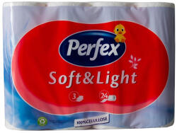 Perfex Toalettpapír 3 rétegű 100% cellulóz 24 tekercs/csomag Boni Perfex hófehér (SKU14499) - veryjet