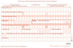 Bluering Nyomtatvány átutalási megbízás A6, PFNY. 11 2pld (24074) - officefirst