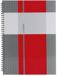 Marker Spirálfüzet A6, 80lap kockás, keményfedelű Marker Linear (A-402421) - veryjet