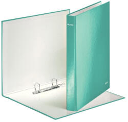 Leitz Gyűrűskönyv A4, Maxi 4cm, 2 gyűrű, D alakú, karton Leitz Wow jégkék (42410051) - veryjet