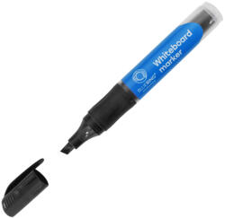 BLUERING Táblamarker 2, 2-5, 2mm, vágott hegyű, cserélhető betétes, Bluering fekete - officefirst