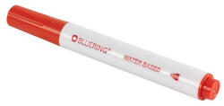 BLUERING Flipchart marker rostirón vizes kerek végű 3mm, Bluering® piros (BR895516) - officefirst