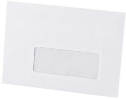 Bluering Boríték LC/6 szilikonos bélésnyomott jobb ablakos 35x90mm 114x162mm J28A20 Bluering® fehér (BORLC6JA35X90SZ) - officefirst