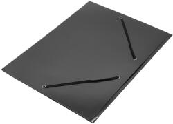 Fornax Gumis mappa A4, 400g. karton Fornax Glossy fekete (A-400981) - veryjet
