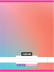 Nebulo Füzet, A4, vonalas, 81-32, Monochrome és Gradient minták I. , 12 db/csomag Nebulo (VO-MGM-1-A4) - veryjet