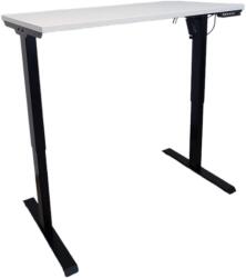 Terra Mob Prod Birou reglabil pe inaltime TerrA2DS BLACK - profil dreptunghiular , profil cadru Negru (Dimensiune blat: 100x60 cm, Culoare blat: Stejar 18mm) (2DSBK100STJ)