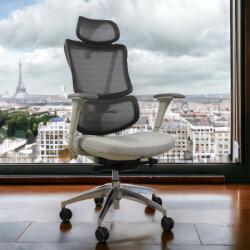 Terra Mob Prod Ergodynamic Star Plus - Light Grey - Scaun de birou 4D, sezut translatie, suport lombar ajustabil 7 cm (STARLIGHT1)