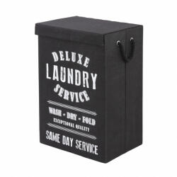  Cos de rufe, Delux Laundry, 72L, negru (619006)