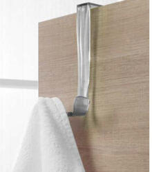  Cuier dublu de usa, PP Transparent (528012)