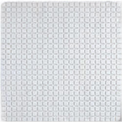  Covoras antiderapant Mosaic, 54x54 cm, PVC, alb (842022) Covor baie