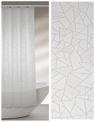 Feridras Perdea dus vinil cu motive geometrice (Dimensiuni perdea dus: 240x200 cm) (X187060) Perdea de dus