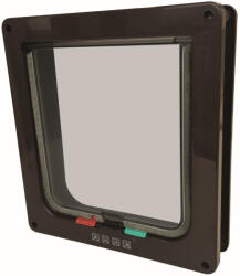 Mpets Doras 4 irányú alagutas macskaajtó 195x190mm/169x160mm barna (M20800214)