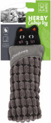 Mpets Herby alvó cicák macskajáték macskamentával szürke 7x1, 5x15cm (M20602399B)