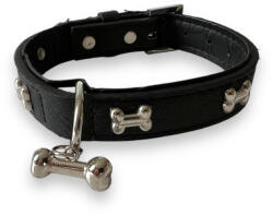 Mpets Carmen nyakörv csontokkal és medállal M 2x28-35cm fekete (M10808999B)