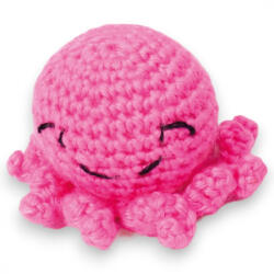 M-PETS macskajáték horgolt polip 100% bio pamut 7, 5x7, 5x5, 5cm pink (M10645007)