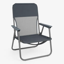 Ankor Scăunel de Plajă cu Spătar Înalt Gri 53x58x70cm. 843152 (843152)