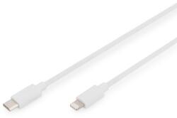 ASSMANN KAB USB-C > Lightning (ST-ST) 1m Digitus White (DB-600109-010-W) (DB-600109-010-W) (DB-600109-010-W)