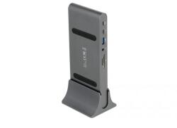 Delock ADA Delock 87772 USB-C DP 1.4 dokkoló állomás háromszoros 4K Display-HDMI/DisplayPort/USB/LAN/SD/PD 3.0 (87772) (87772)