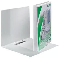 Leitz Gyűrűskönyv panorámás 2 gyűrű O alakú 3 cm A4 Maxi PP LEITZ fehér (42770001) - nyomtass-olcson