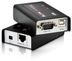 ATEN Console mini extender USB+VGA Cat5e kábelen 100 (CE100) - primatinta