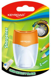 Keyroad Hegyező 2 lyukú tartályos Keyroad Mellow 2 vegyes színek (KR972387) - nyomtass-olcson