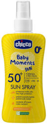 Chicco Baby Moments Sun Gyermek napozó spray SPF50+, 0m+ 150ml