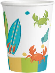  Nyár Surf Party papír pohár 8 db-os 250 ml (DPA991661066) - csinimini