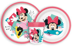  Disney Minnie Being More csúszásmentes étkészlet, micro műanyag szett (STF66670) - csinimini
