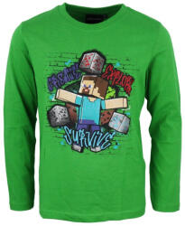  Minecraft Survive gyerek hosszú ujjú póló, felső 10 év / 140 cm (85FKC4806410)