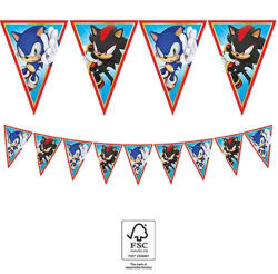 Sonic a sündisznó Sega zászlófüzér FSC 2, 3 m (PNN95667) - csinimini