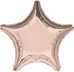 Metallic Rose Gold csillag fólia lufi 48 cm (DPA9914094) - csinimini
