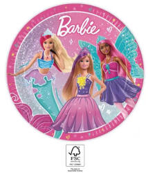  Barbie Fantasy papírtányér 8 db-os 23 cm FSC (PNN94566) - csinimini